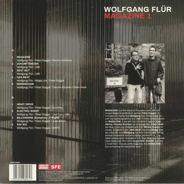 Обратная сторона обложки — Wolfgang FLUR — Magazine 1