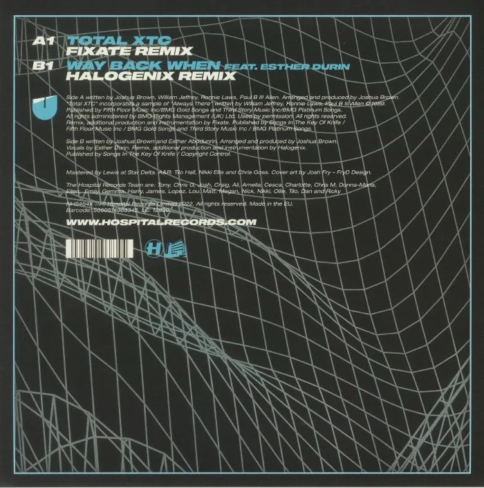 Back cover — UNGLUED — Interplanetary Remixes