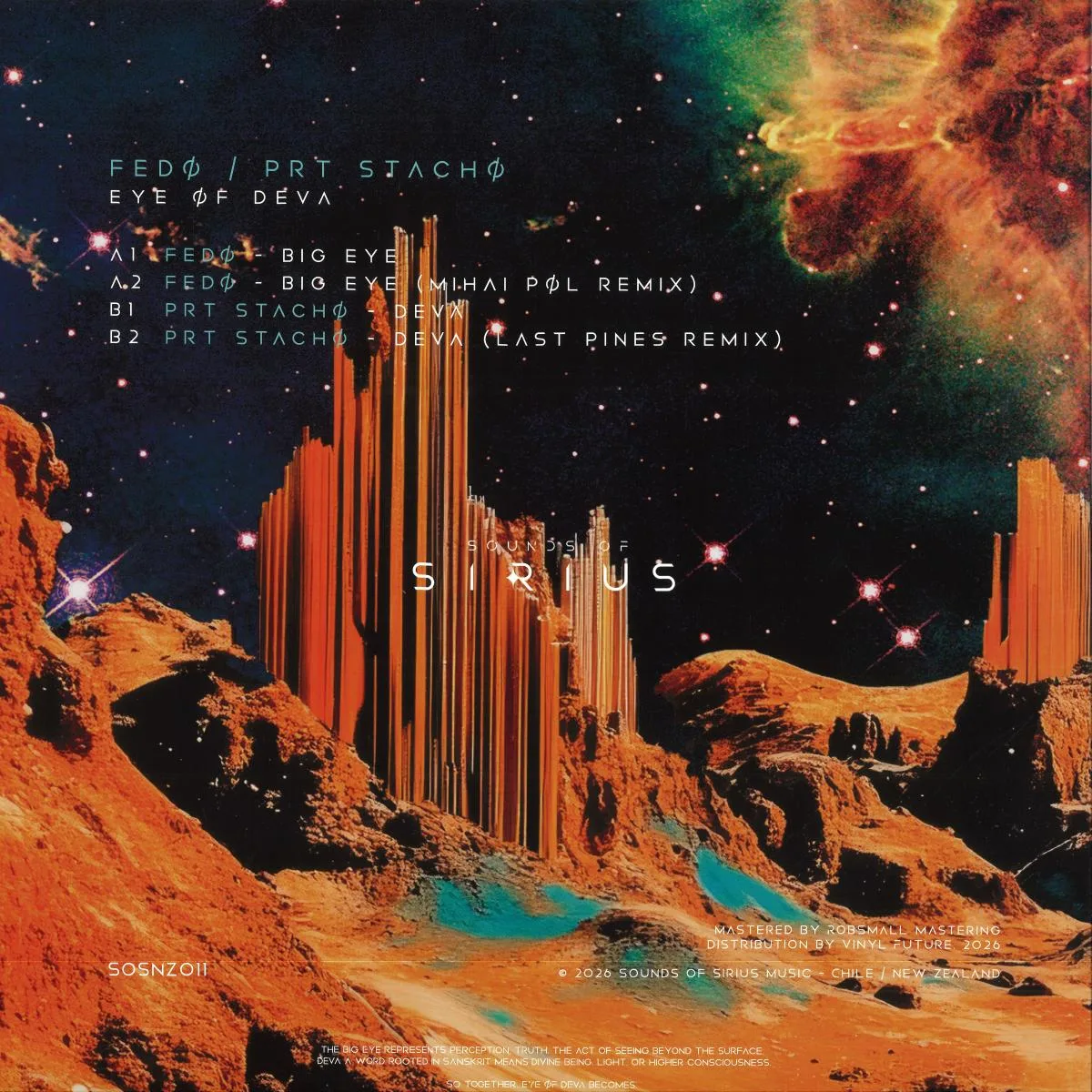 Back cover — Fedo / PRT Stacho — Eye Of Deva