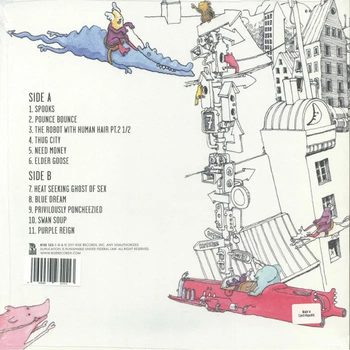 Back cover — DANCE GAVIN DANCE — Downtown Battle Mountain II (15th Anniversary Edition)