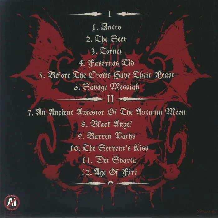 Back cover — MORK GRYNING — Fasornas Tid