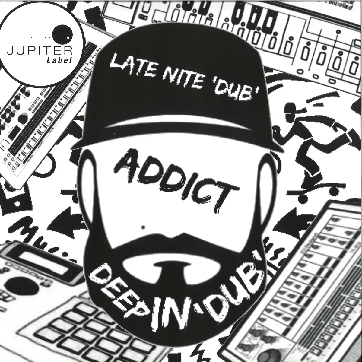 Лицевая сторона обложки — Late Nite 'Dub' Addict — DEEP IN 'DUB' EP