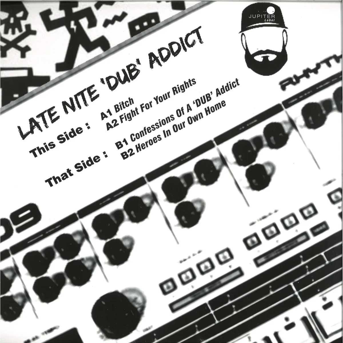 Обратная сторона обложки — Late Nite 'Dub' Addict — DEEP IN 'DUB' EP