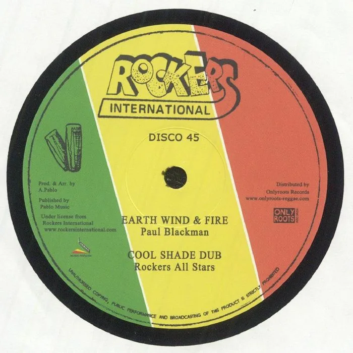 PAUL BLACKMAN / ROCKERS ALL STARS / AUGUSTUS PABLO — Earth Wind & Fire