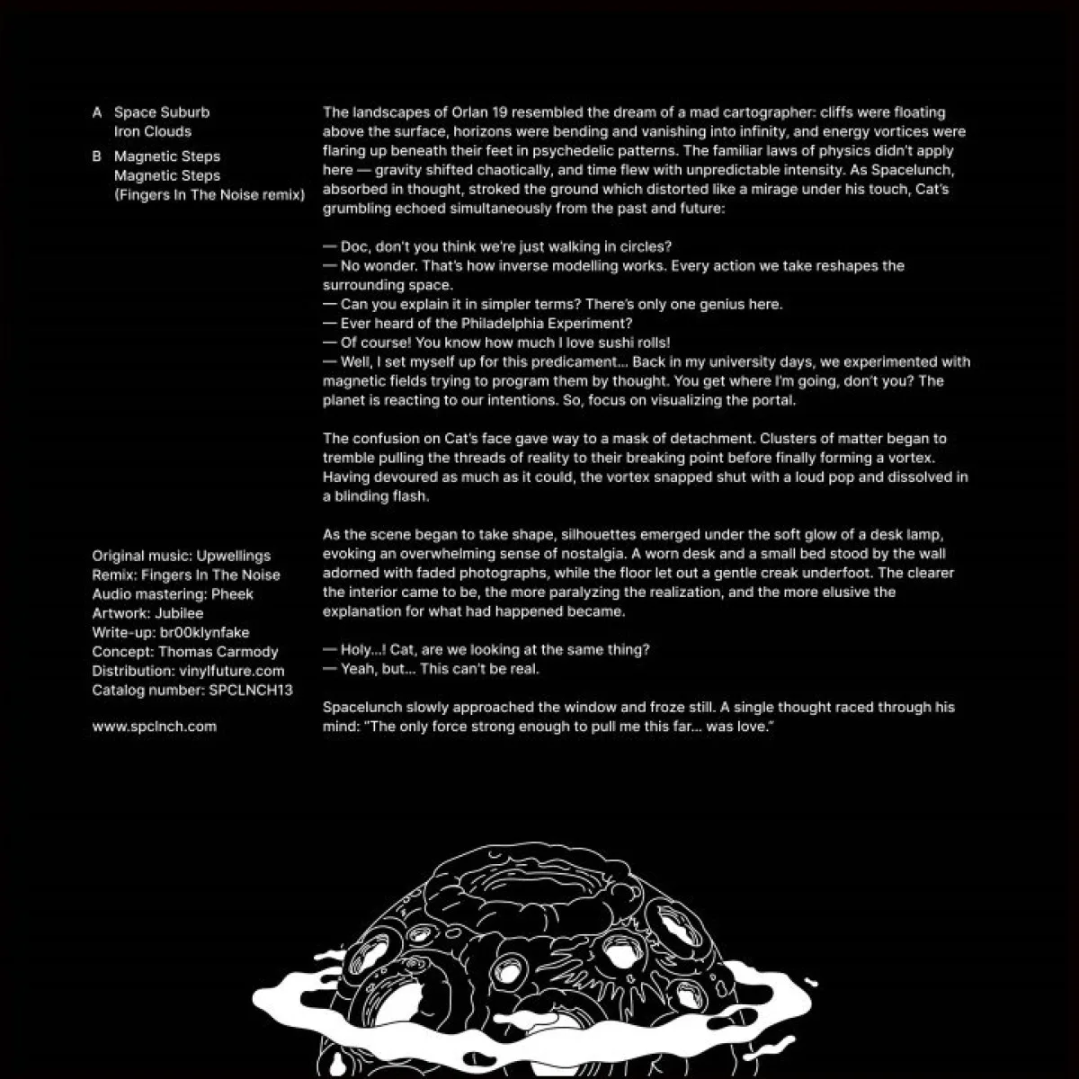 Обратная сторона обложки — Upwellings — Magnetic Steps