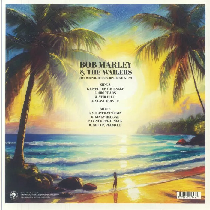 Back cover — Bob MARLEY & THE WAILERS — Live WBCN Radio Sessions Boston 1973