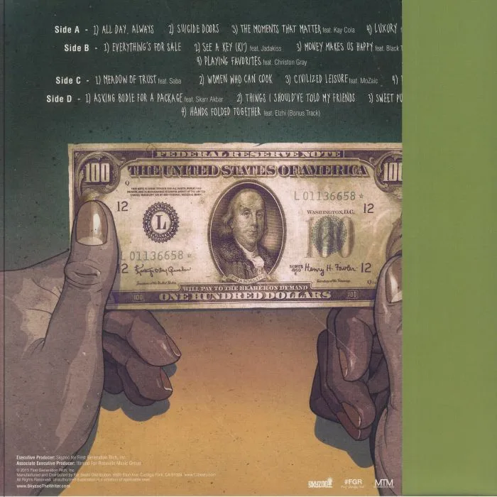 Back cover — SKYZOO — Music For My Friends (10th Anniversary Edition)