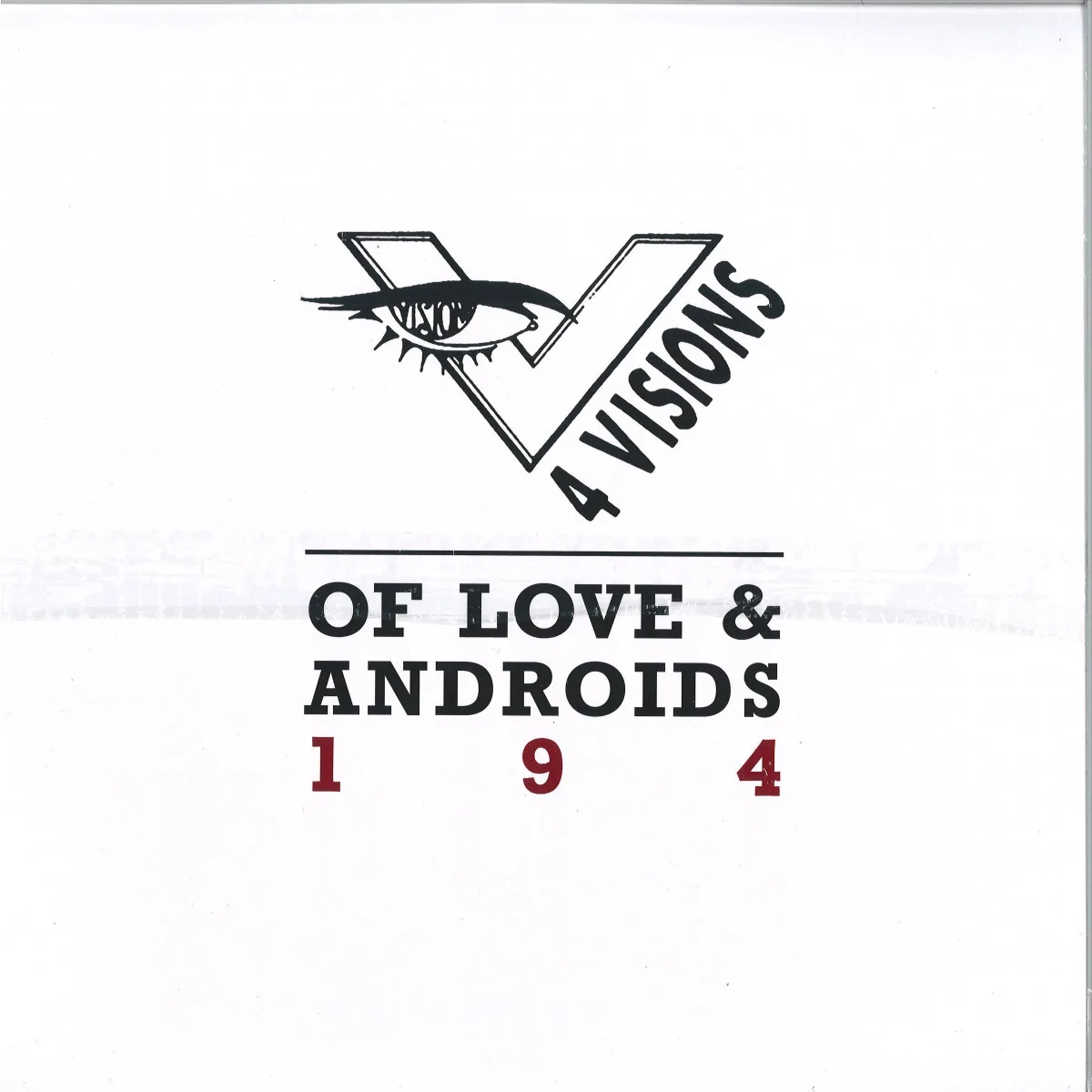 Back cover — Various — V4 VISIONS: OF LOVE & ANDROIDS LP (2x12")