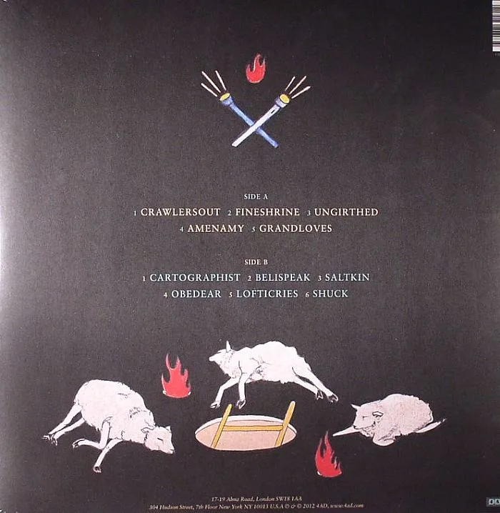 Back cover — PURITY RING — Shrines