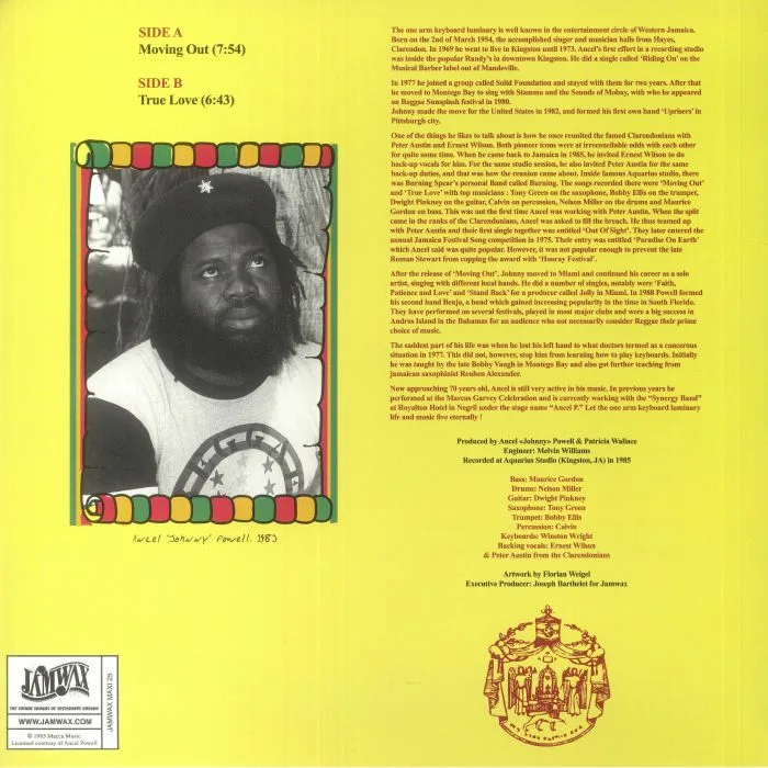 Back cover — Johnny POWELL — Moving Out