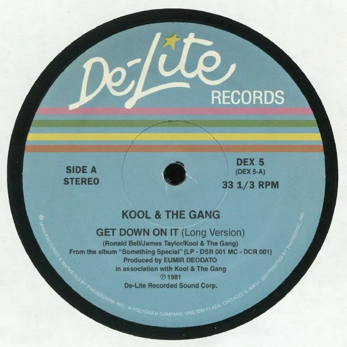 Front cover — KOOL & THE GANG — Get Down On It