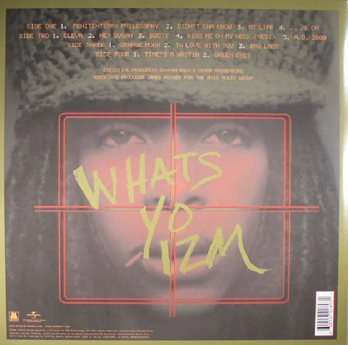 Обратная сторона обложки — Erykah BADU — Mama's Gun (reissue)