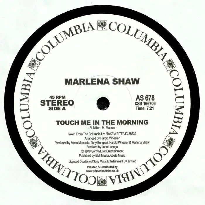 Лицевая сторона обложки — Marlena SHAW — Touch Me In The Morning