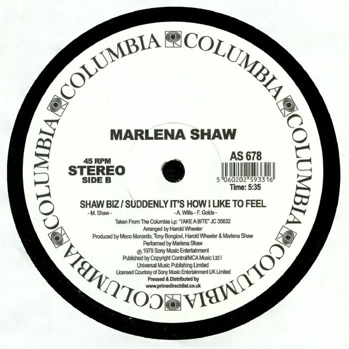 Обратная сторона обложки — Marlena SHAW — Touch Me In The Morning