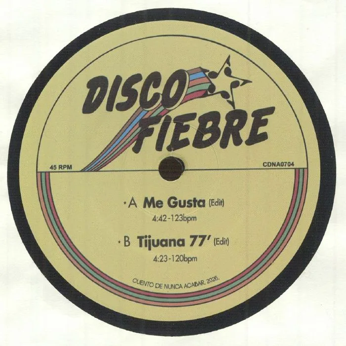 Front cover — DISCO FIEBRE — Disco Fiebre Edits