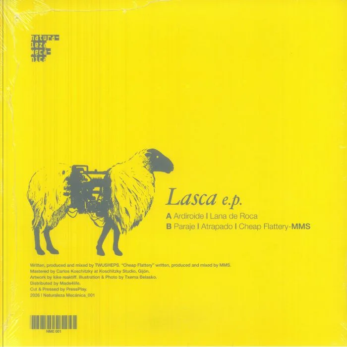 Обратная сторона обложки — TWUSHEPS — Lasca EP