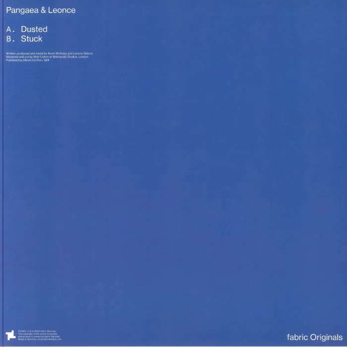 Back cover — PANGAEA / LEONCE — Dusted