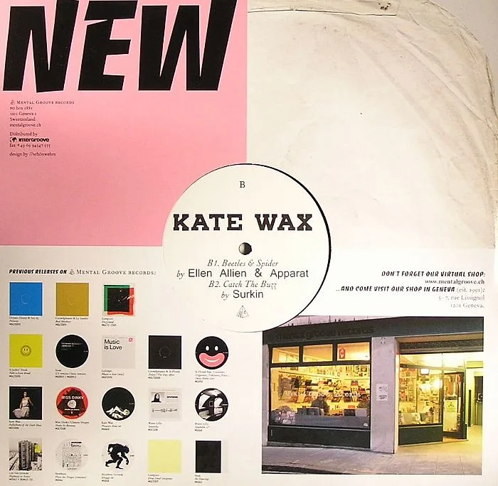 Обратная сторона обложки — Kate WAX — Cash On Time (remixes)