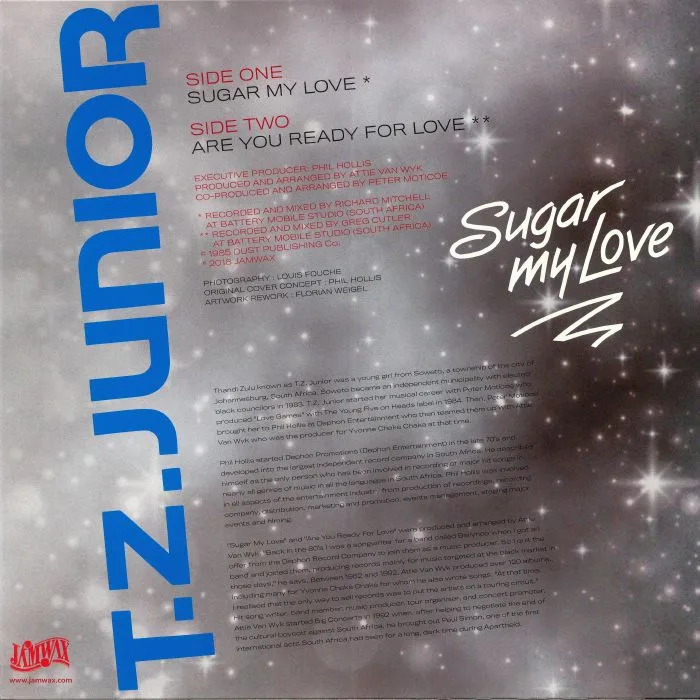 Back cover — TZ JUNIOR — Sugar My Love