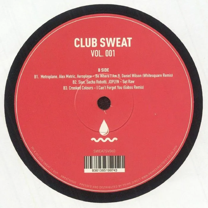 Обратная сторона обложки — Various — Club Sweat Vol. 1