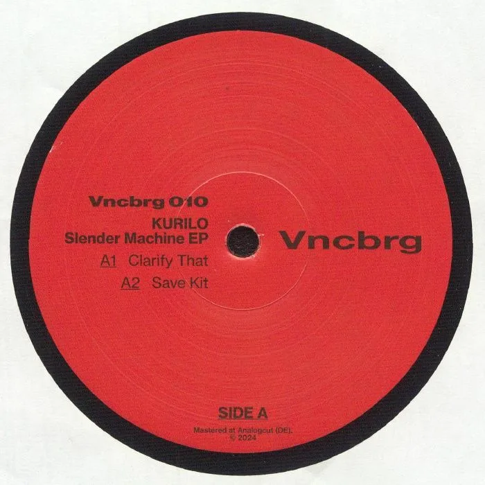 Front cover — KURILO — Slender Machine EP