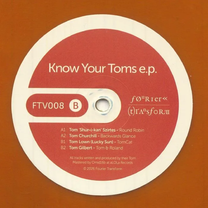 Back cover — Various — Know Your Toms EP