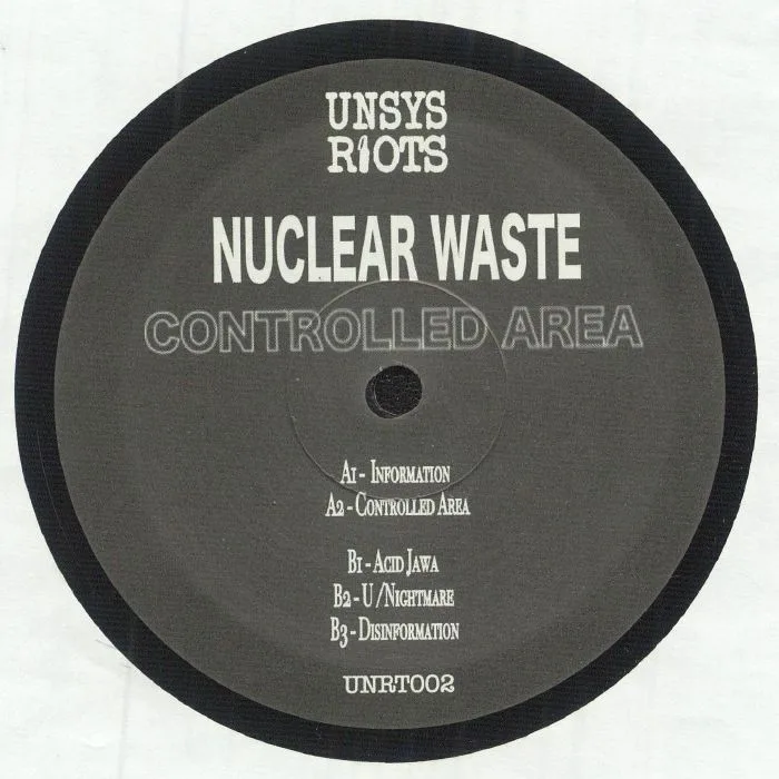 Front cover — NUCLEAR WASTE — Controlled Area