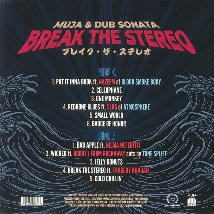 Back cover — MUJA / DUB SONATA — Break The Stereo