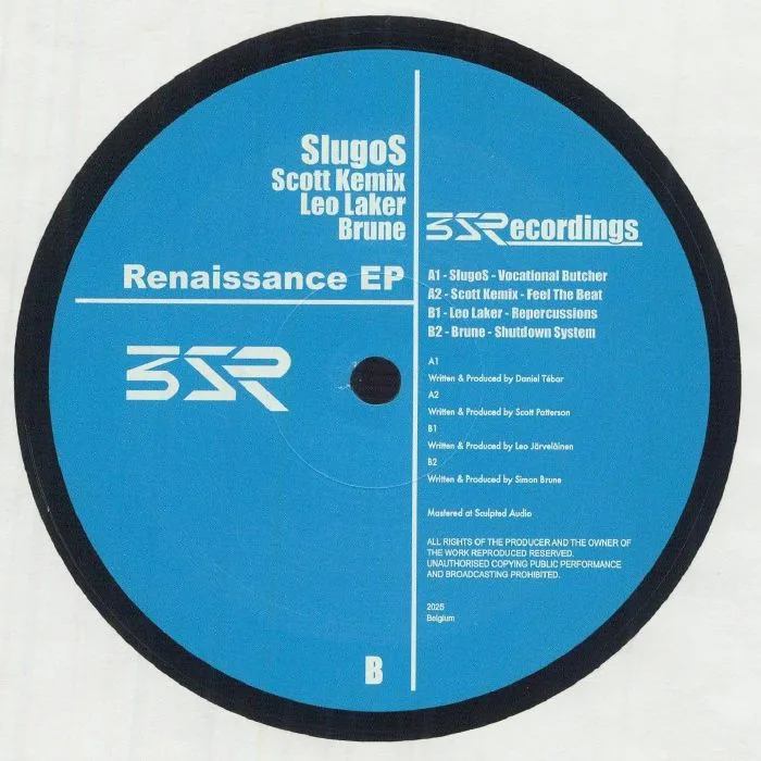 Обратная сторона обложки — SLUGOS / SCOTT KEMIX / LEO LAKER / BRUNE — Renaissance EP