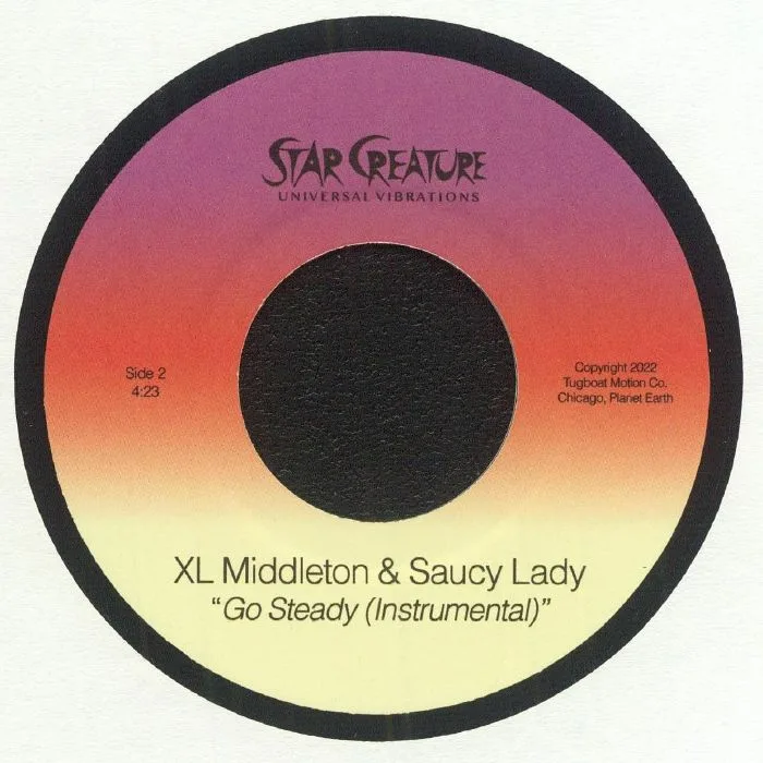 Обратная сторона обложки — XL MIDDLETON / SAUCY LADY — Go Steady