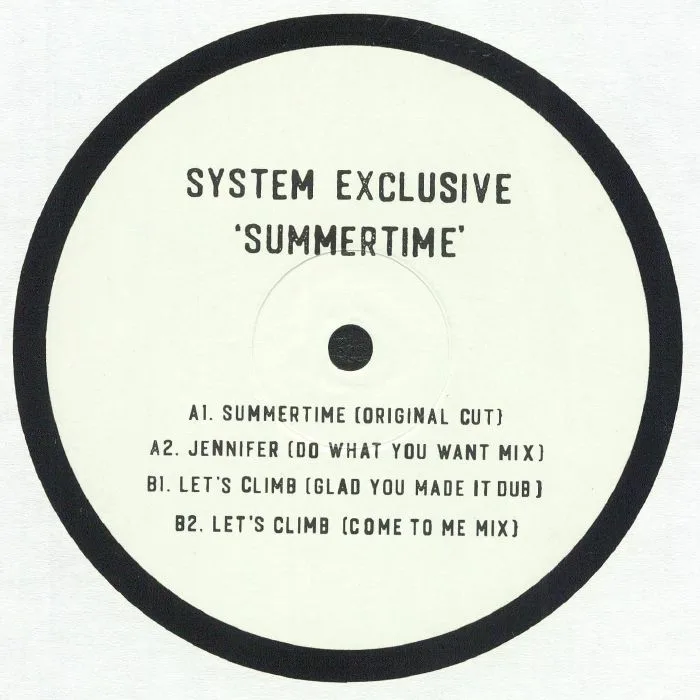 SYSTEM EXCLUSIVE — Summertime (reissue)