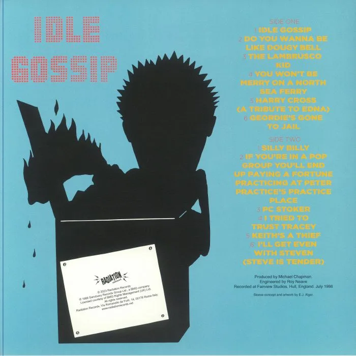 Back cover — TOY DOLLS — Idle Gossip (reissue)