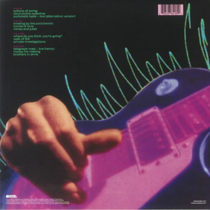 Обратная сторона обложки — DIRE STRAITS — Money For Nothing (remastered)