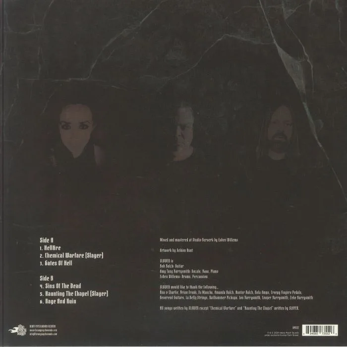 Back cover — SLOWER — Rage & Ruin