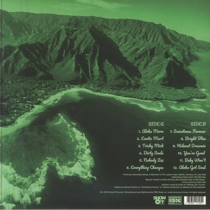 Back cover — Statik SELEKTAH — Mahalo 3 Instrumentals