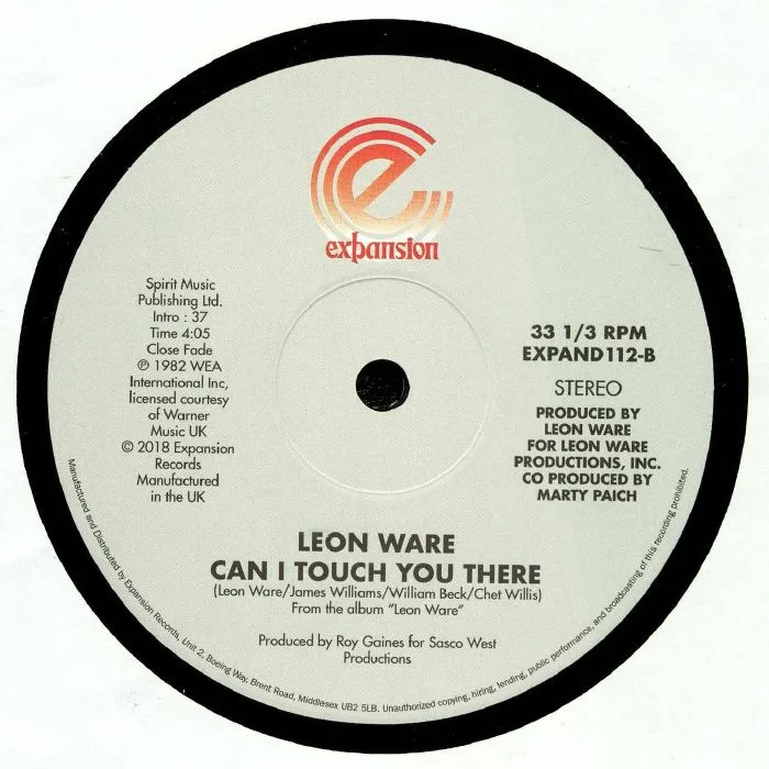Обратная сторона обложки — Leon WARE / JANIS SIEGEL — Why I Came To California
