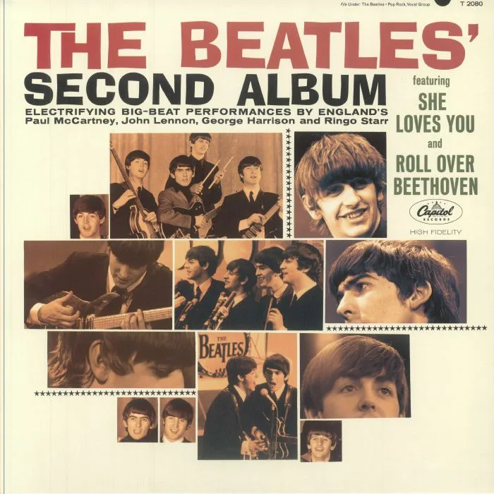 Front cover — The BEATLES — Second Album (reissue) (mono)