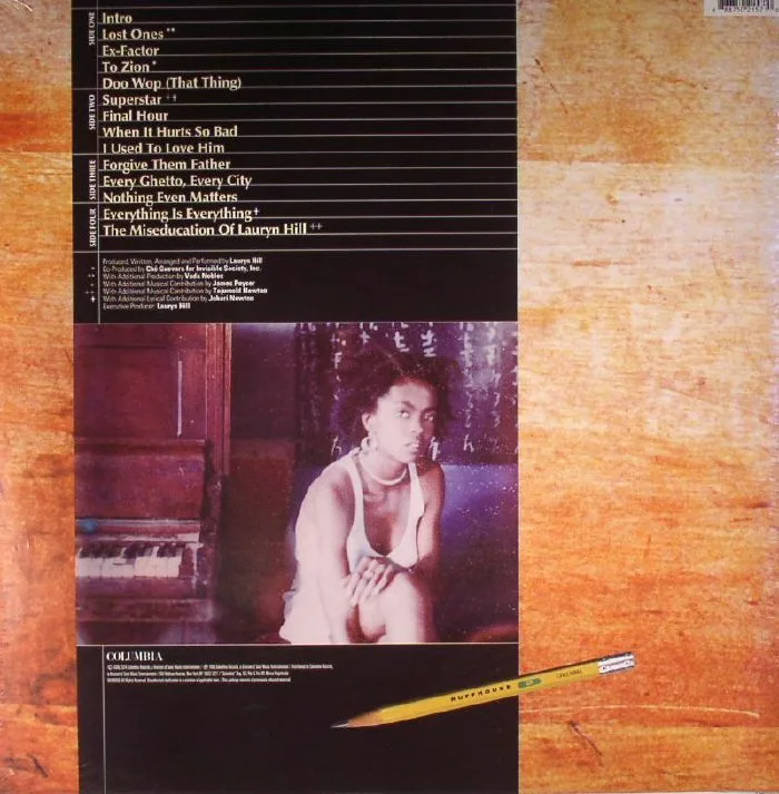 Back cover — Lauryn HILL — The Miseducation Of Lauryn Hill
