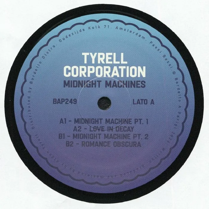 Front cover — TYRELL CORPORATION — Midnight Machines