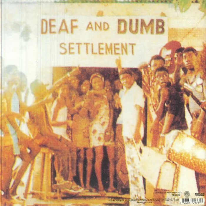 Обратная сторона обложки — Fela Ransome KUTI & THE AFRICA 70 — He Miss Road (reissue)