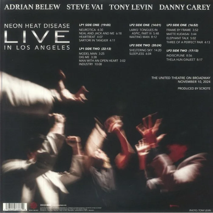 Back cover — BEAT — Live