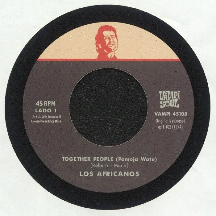 Лицевая сторона обложки — LOS AFRICANOS — Together People (Pamoja Watu) (reissue)
