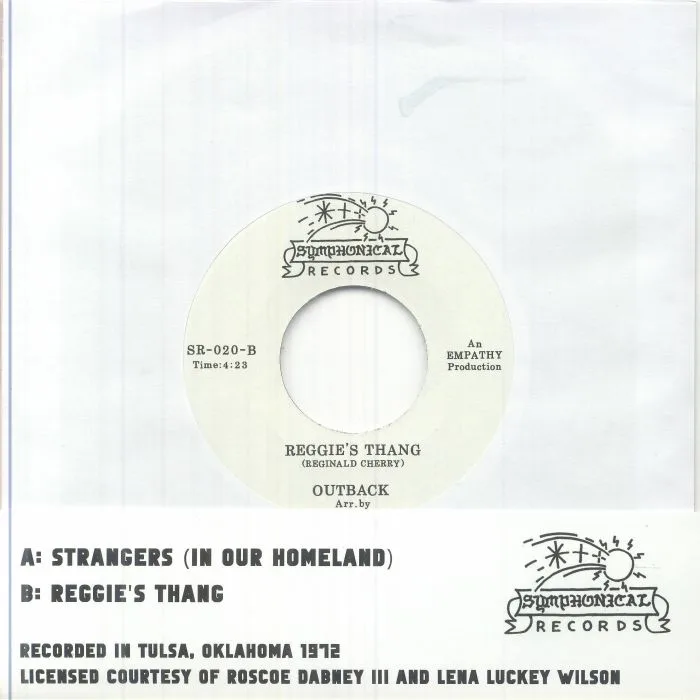 Обратная сторона обложки — OUTBACK — Strangers (In Our Homeland)