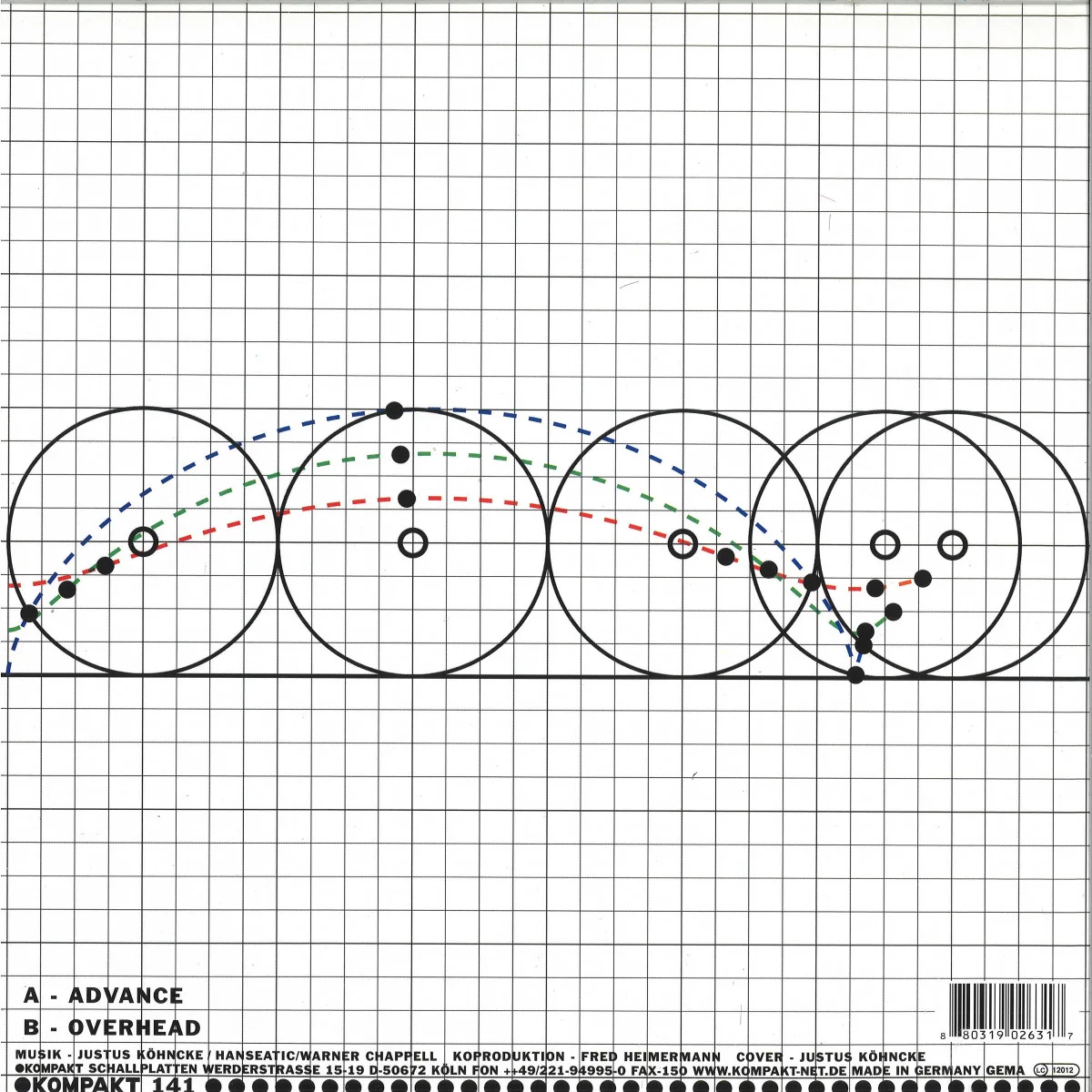 Back cover — Justus Köhncke — Advance