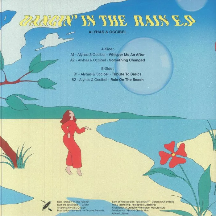 Обратная сторона обложки — ALYHAS / OCCIBEL — Dancin' In The Rain EP (B-STOCK)