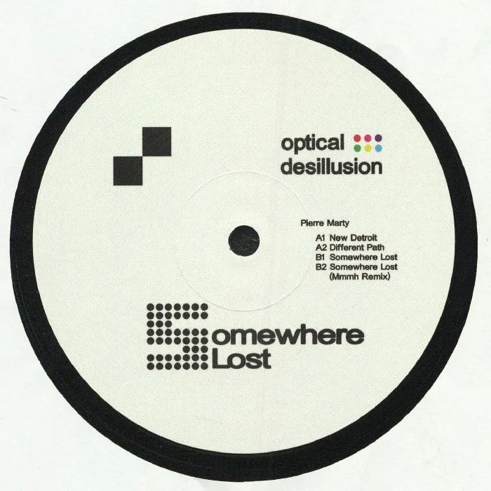 Лицевая сторона обложки — Pierre MARTY — Somewhere Lost