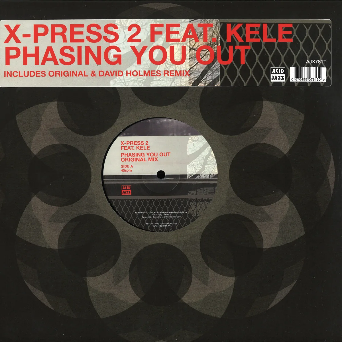 Front cover — X-Press 2feat.Kele Okereke — Phasing You Out