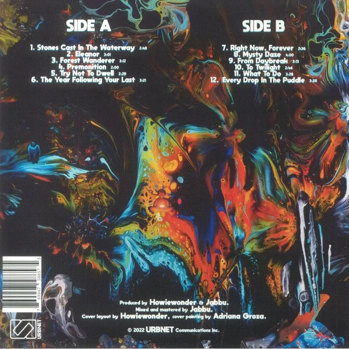 Back cover — HOWIEWONDER / JABBU — In Between The Gloom