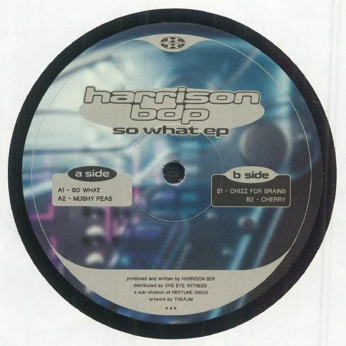 Front cover — HARRISON BDP — So What EP
