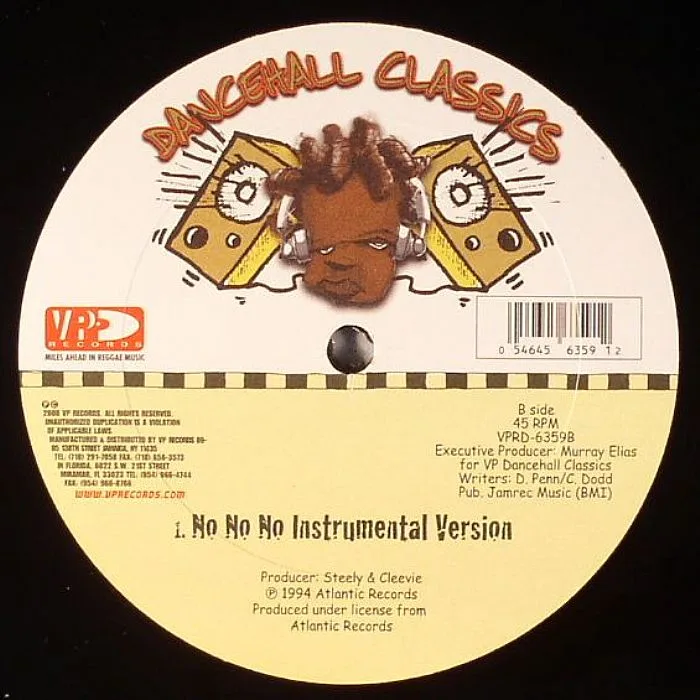 Back cover — Dawn PENN — You Don't Love Me (No No No Riddim)